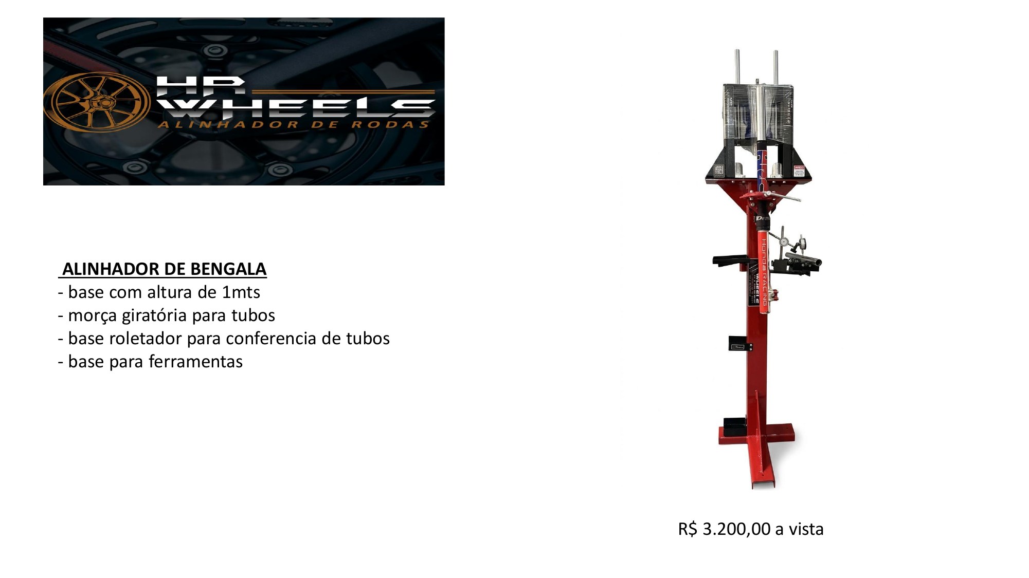 Alinhador de Bengala — HR Wheels